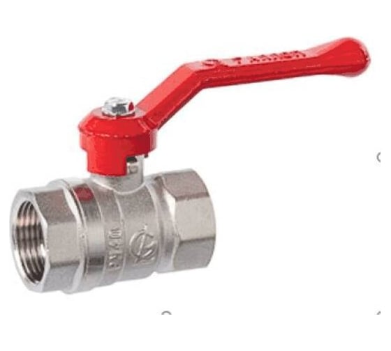 Изображение товара Кран шаровый латунный ГАЛЛОП Станд 220 нк Ду20, Ру40 м/м, рычаг 107295 109-0892