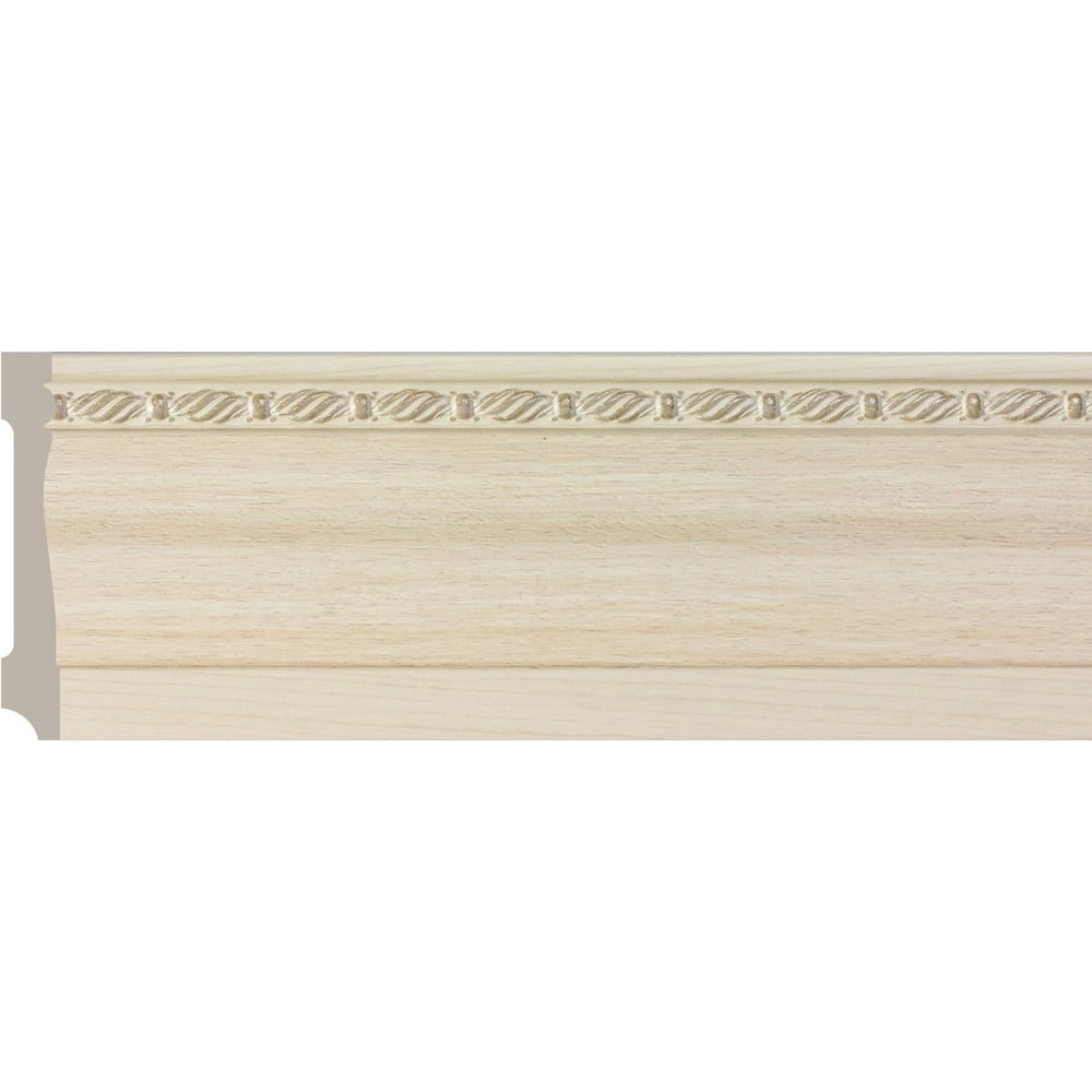 Изображение товара Интерьерный плинтус Cosca Decor 95x14 мм кремовый, коллекция Скандинавия