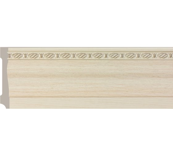 Изображение товара Плинтус Cosca Decor интерьерный багет, 95x14x2400 мм, Крем СПБ019703