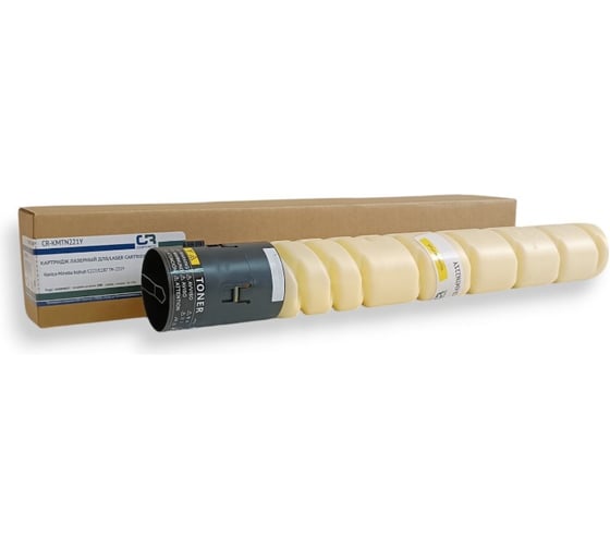 Изображение товара Картридж лазерный COPYRITE CR-KMTN221Y TN-221Y желтый (21000стр.) для Konica Minolta bizhub C227/C28 2032421