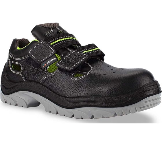 Изображение товара Полуботинки кожаные с перфорацией SCENDA URSUS НЕОН ПУ/ТПУ, композитный подносок БОТ5311.22 размер 41 БОТ5311.22/41