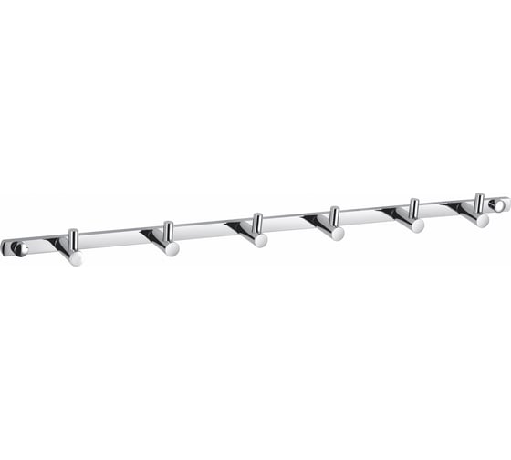 Изображение товара Вешалка с 6 крючками для ванной Wonzon & Woghand хром WW-9380-6