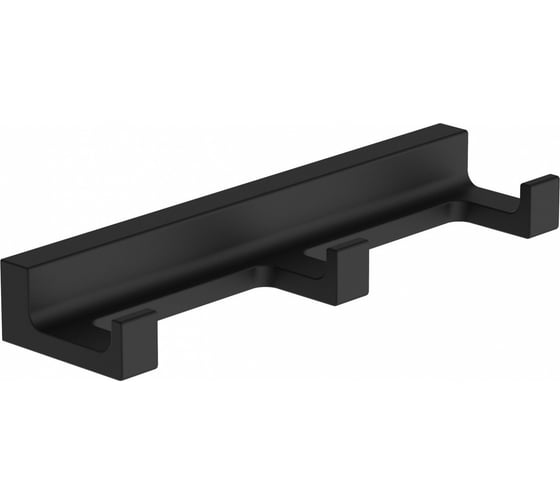 Изображение товара Вешалка с 3 крючками для ванной Wonzon & Woghand черный WW-9135-BL