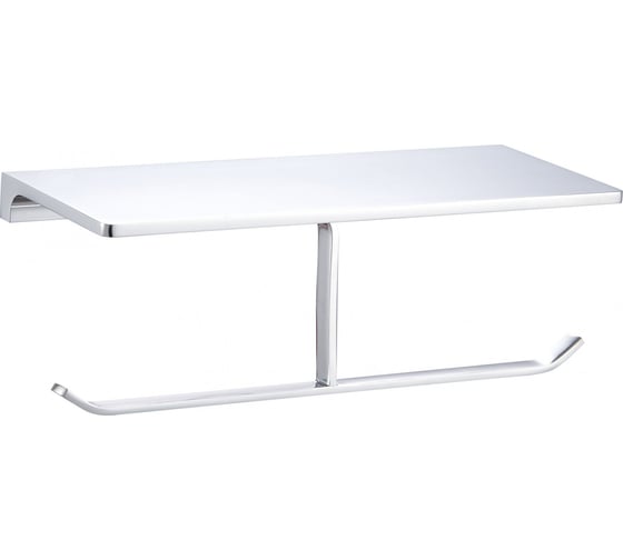 Изображение товара Двойной держатель для туалетной бумаги с полкой Wonzon & Woghand хром WW-9156