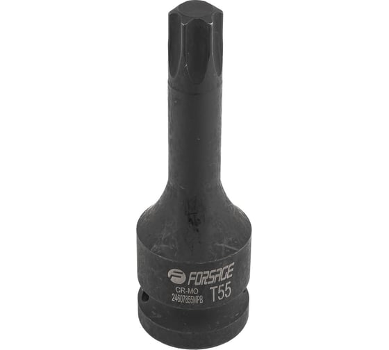 Изображение товара Головка-бита TORX ударная Forsage T55, 1/2" F-24607855MPB(56154)