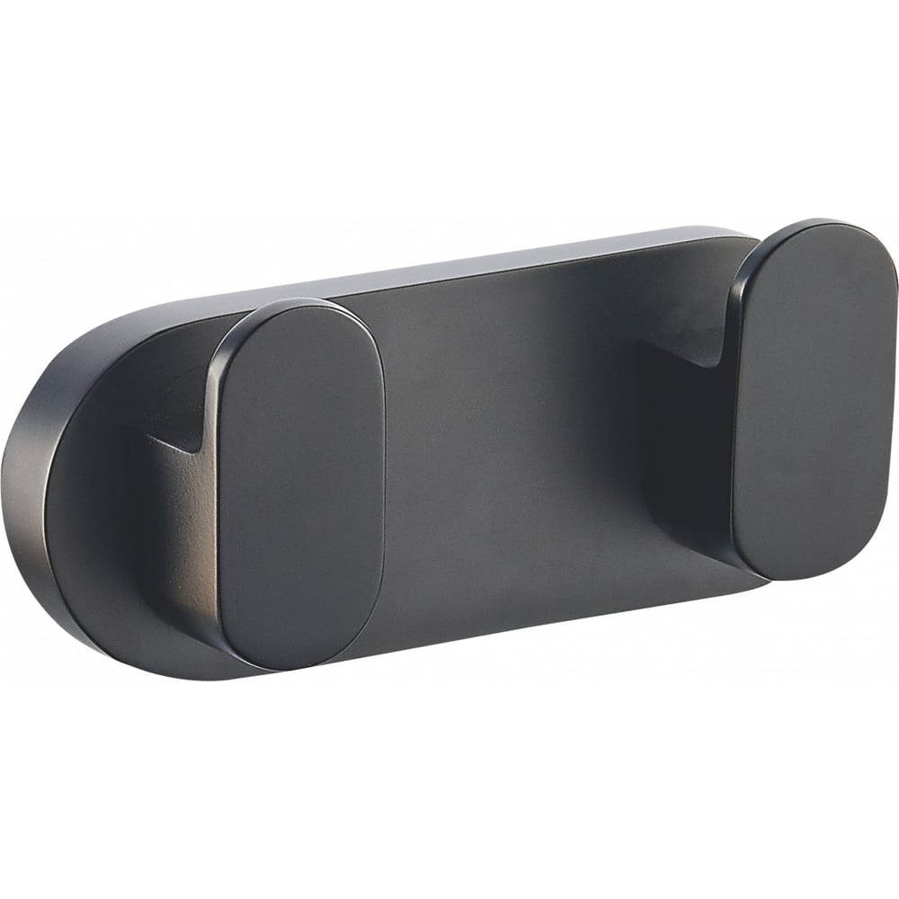 Изображение товара Двойной крючок для ванной Wonzon & Woghand черный WW-7725