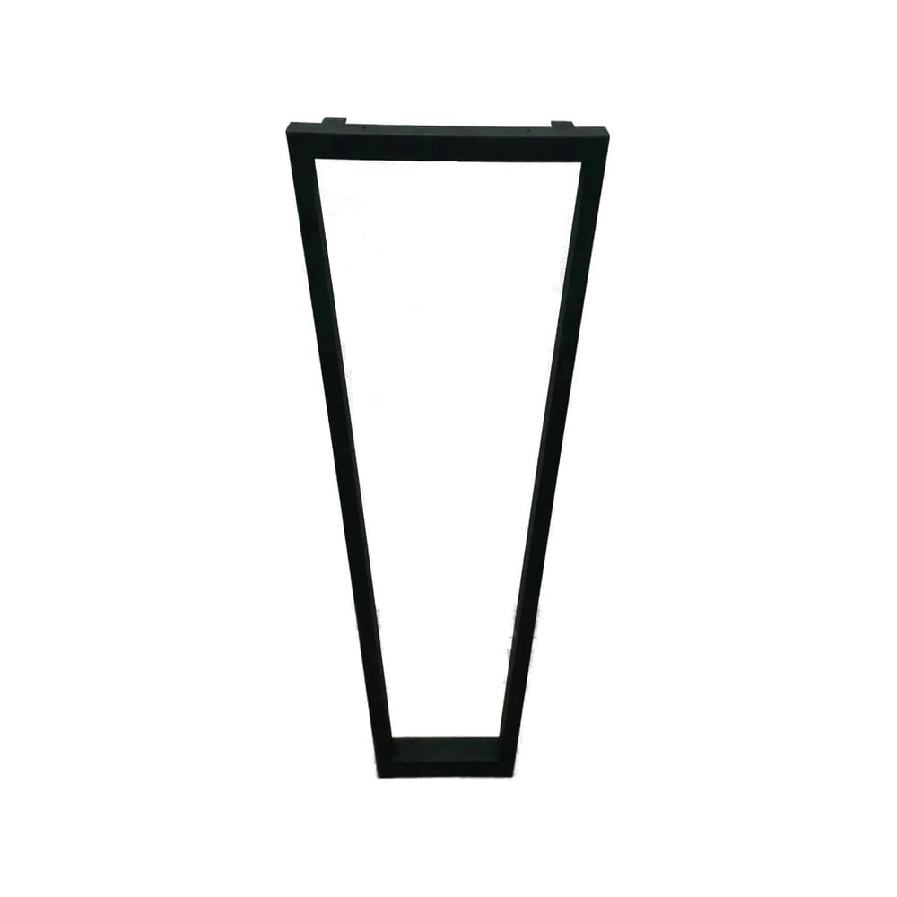 Изображение товара Подстолье для стола Parallax черное с регулировкой Трапеция Лофт 550 450 40 мм металл