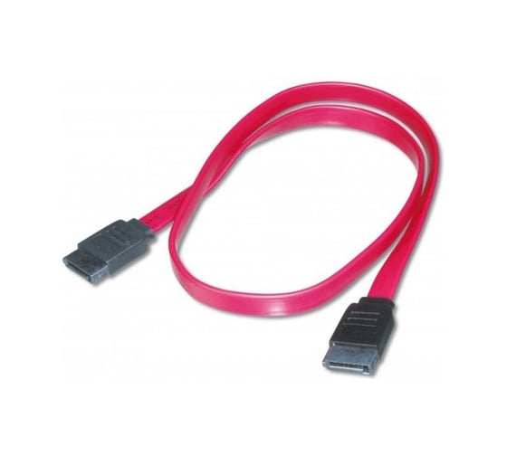 Изображение товара Кабель Retic SATA 2.0 для жёстких дисков и SSD красный 0,5 м AT3797
