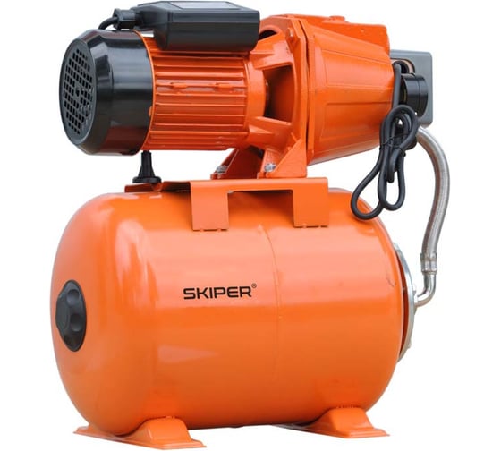 Изображение товара Станция водоснабжения автоматическая SKIPER JET100 (900 Вт, 3100 л/ч, 24 л, чугун) 00-00010887