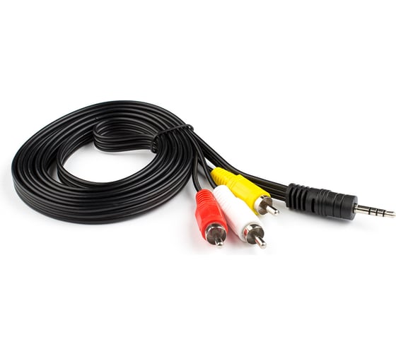 Изображение товара Аудио-видео шнур Retic 3RCA-TRRS 3,5 мм 1,8 метра AT7320