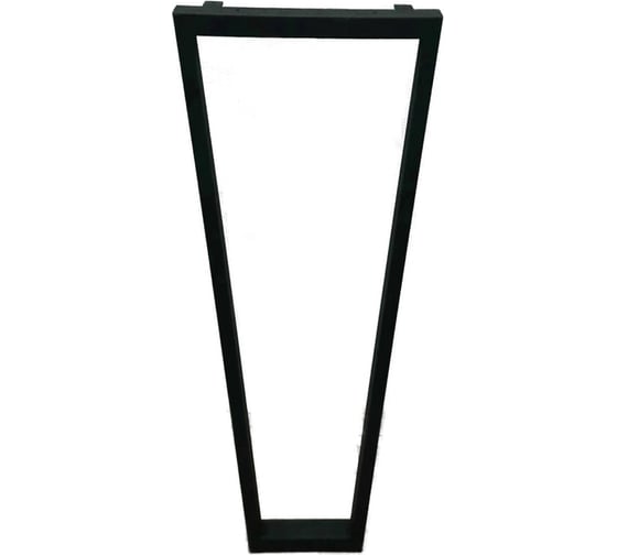 Изображение товара Подстолье для стола Parallax черное с регулировкой Трапеция Лофт 950 450 40 мм барное металлическое 1 шт. 46BX045025095-TRP