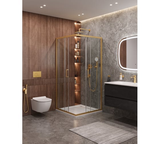 Изображение товара Душевой уголок Cezares MOLVENO-A-2-90-C-BORO-IV