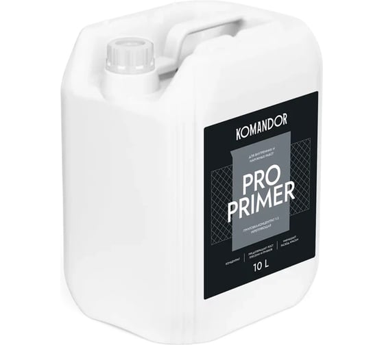 Изображение товара Грунтовка-концентрат KOMANDOR PRO PRIMER УНИВЕРС. 10 л 270984