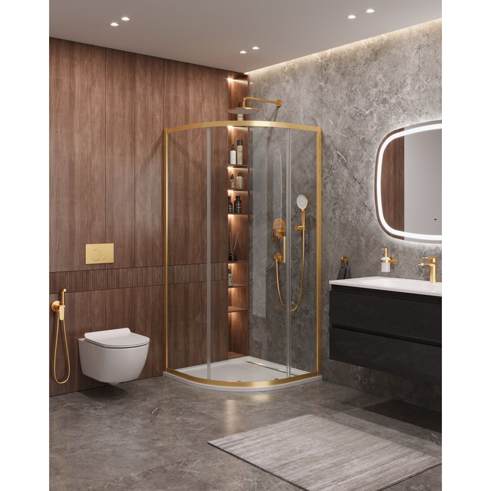 Изображение товара Душевой уголок Cezares MOLVENO-R-1-90-C-BORO-IV