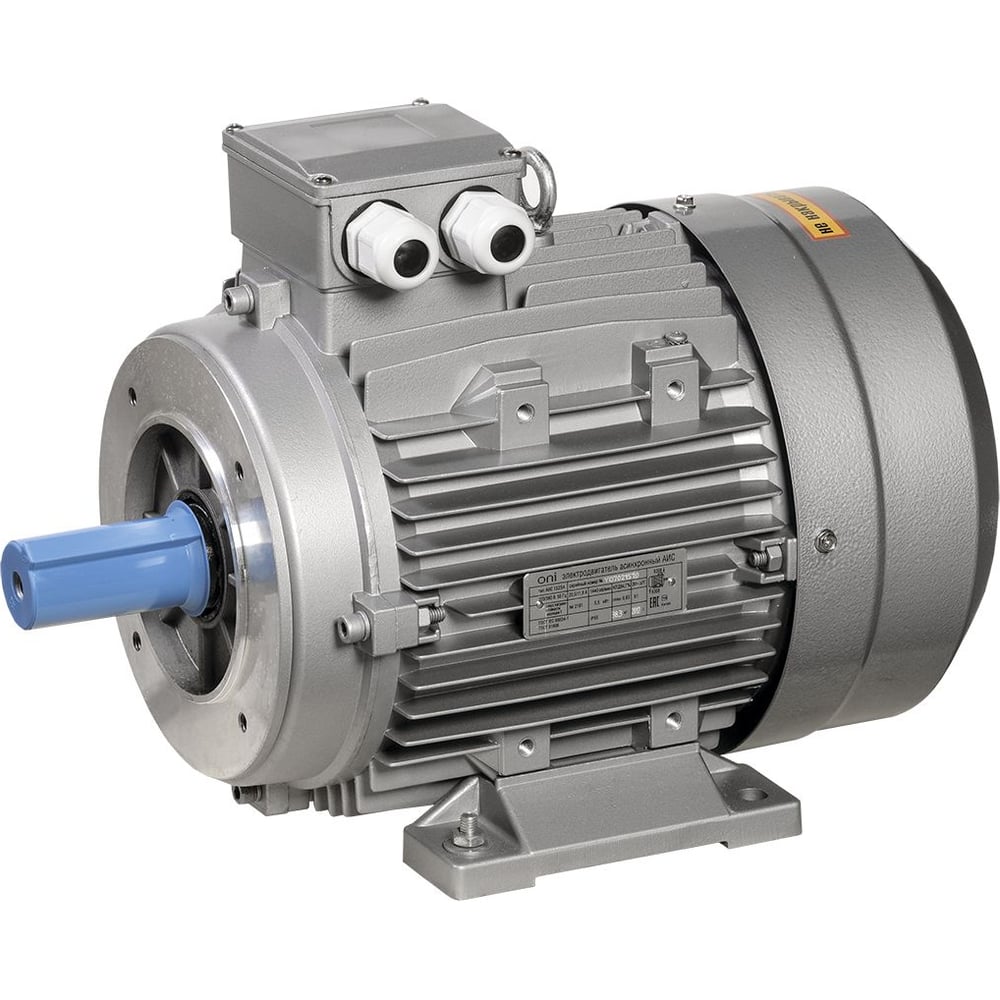 Изображение товара Электродвигатель трехфазный ONI АИС 80C4 1.1 кВт 1500 об/мин IP55