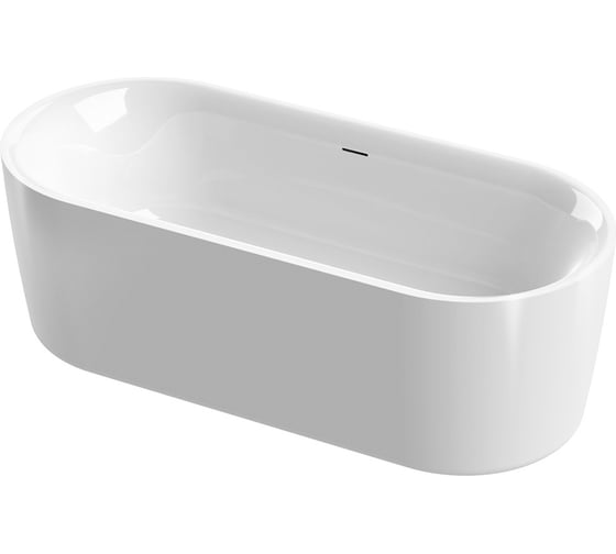 Изображение товара Акриловая ванна отдельно стоящая, цельная, Cezares METAURO-INT-Central-180-80-60