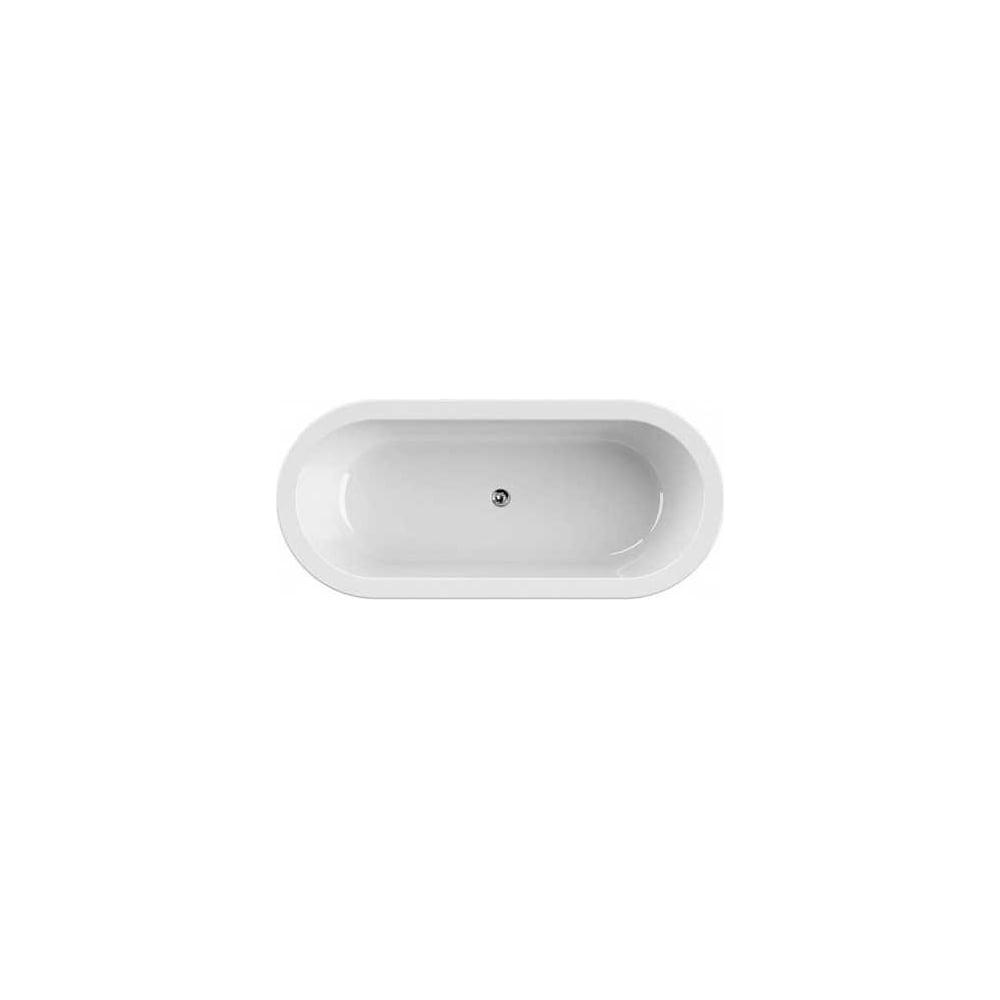 Изображение товара Акриловая ванна Cezares SLIM CENTRAL-180-80-44-W37 с возможностью установки стеклянной шторки