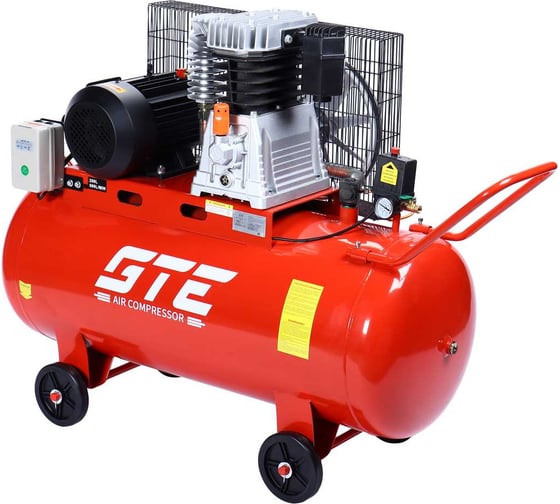 Изображение товара Компрессор поршневой с ременным приводом GTE одноступенчатый 380В, ресив. 200л, 500л/мин. MR200A500A