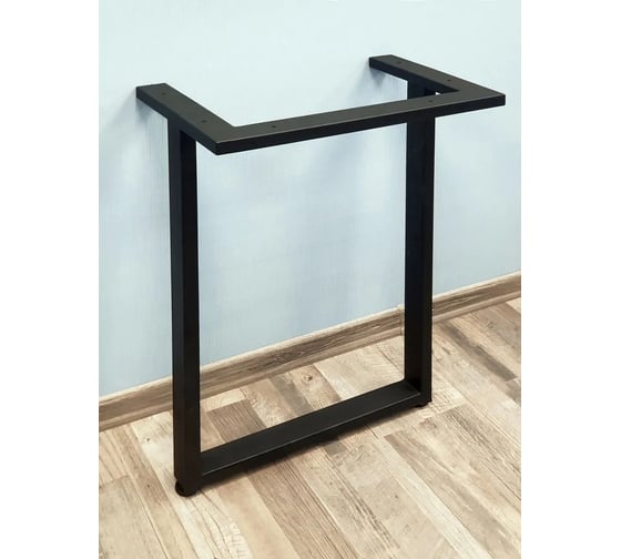 Изображение товара Подстолье для стола Parallax 550 450 50x25 металлическое барное лофт с регулировкой высоты. 77BX045030055-PRM