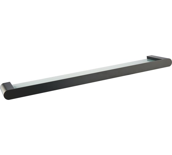 Изображение товара Стеклянная полка для ванной Wonzon & Woghand черный WW-7727