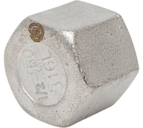 Изображение товара Заглушка Benarmo нержавеющая сталь Ду15 1/2 ВР 129-2051