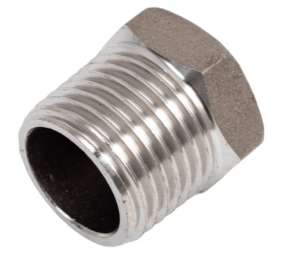 Изображение товара Заглушка Benarmo нержавеющая сталь Ду15 1/2 НР 129-2045