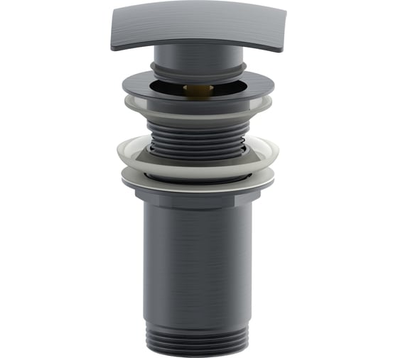 Изображение товара Донный клапан для раковины Wonzon & Woghand темный графит WW-88SS08-BGM