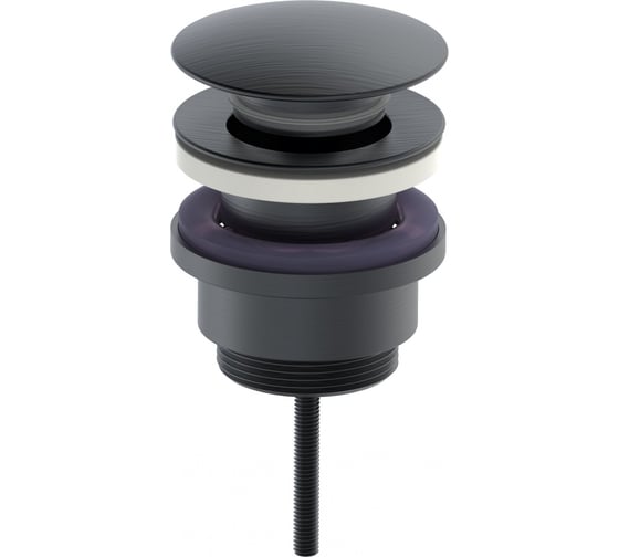 Изображение товара Донный клапан для раковины Wonzon & Woghand темный графит WW-88SS07-BGM