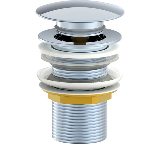 Изображение товара Донный клапан для раковины Wonzon & Woghand хром WW-88SS02-CR