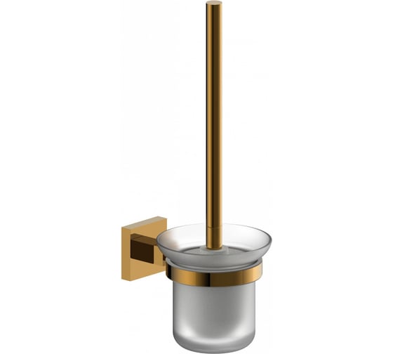 Изображение товара Туалетный ершик в комплекте Wonzon & Woghand темное золото WW-8919-DG