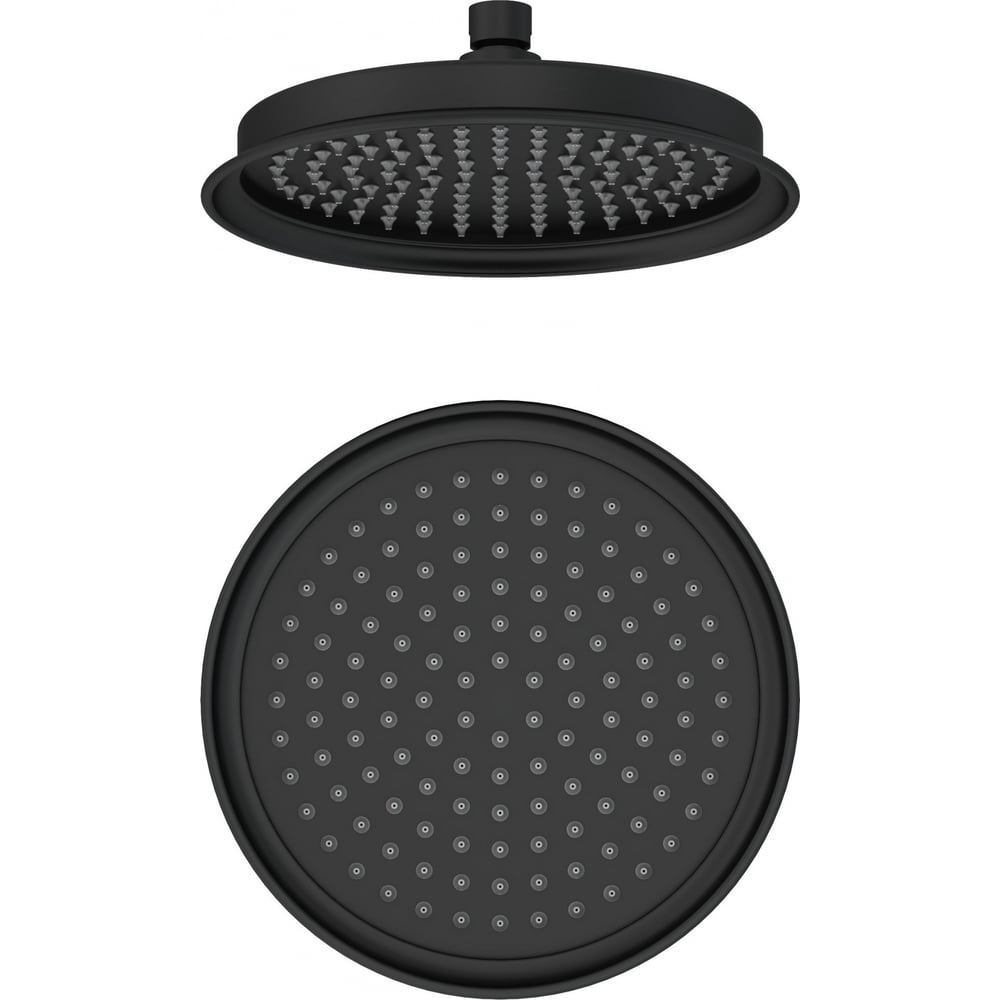 Изображение товара Тропическая лейка для душа Wonzon & Woghand черный матовый WW-88DP05-MB