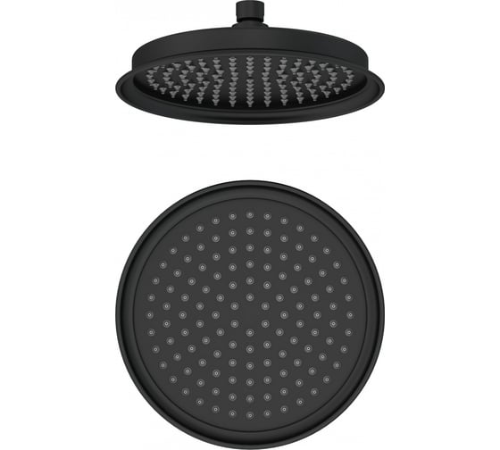 Изображение товара Тропическая лейка для душа Wonzon & Woghand черный матовый WW-88DP05-MB