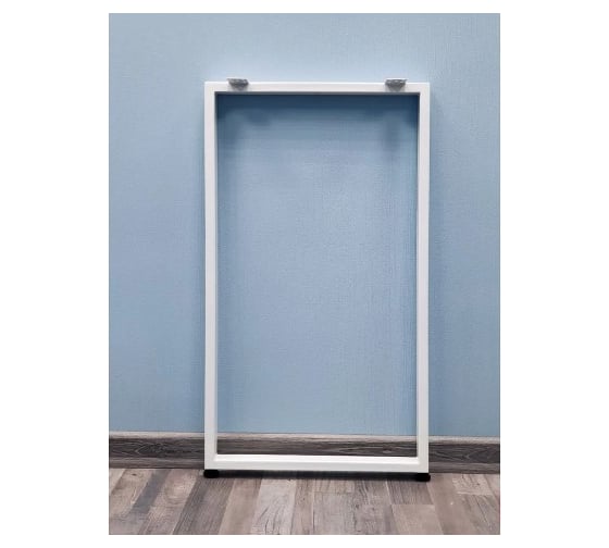 Изображение товара Подстолье для стола Parallax О-образное 1125 550 40х20 мм Лофт регулируемое металлическое белое 1 шт. 83WN055051112-PRM