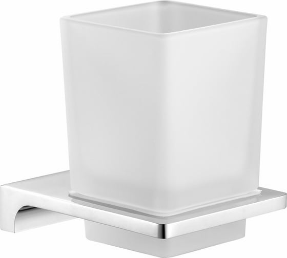 Изображение товара Стакан для зубных щеток с держателем, Хром () Wonzon & Woghand WW-9121 WW-9121-CR