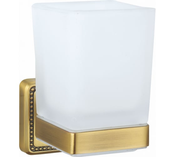 Изображение товара Стакан для зубных щеток с держателем Wonzon & Woghand бронза WW-7221