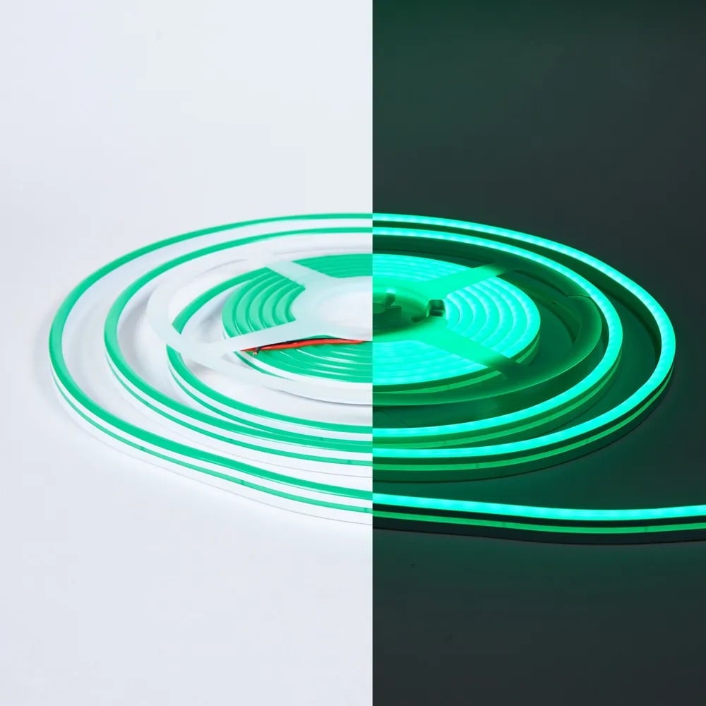 Изображение товара Светодиодная лента Неон ELEGANZ 24В 7Вт/м Зеленый 5м