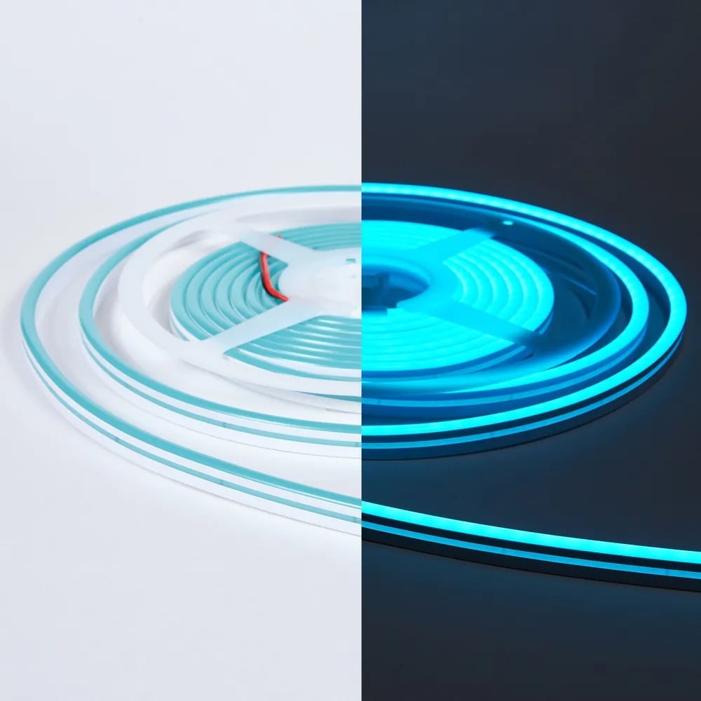 Изображение товара Светодиодная лента Неон ELEGANZ 24В 7Вт/м Льдисто-голубой 5м