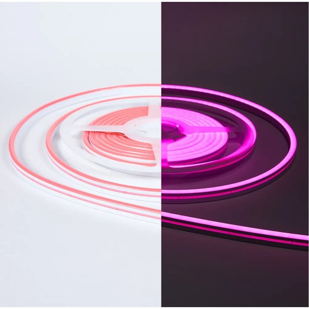 Изображение товара Неон ELEGANZ 24В 7Вт/м Розовый светодиодная лента IP65