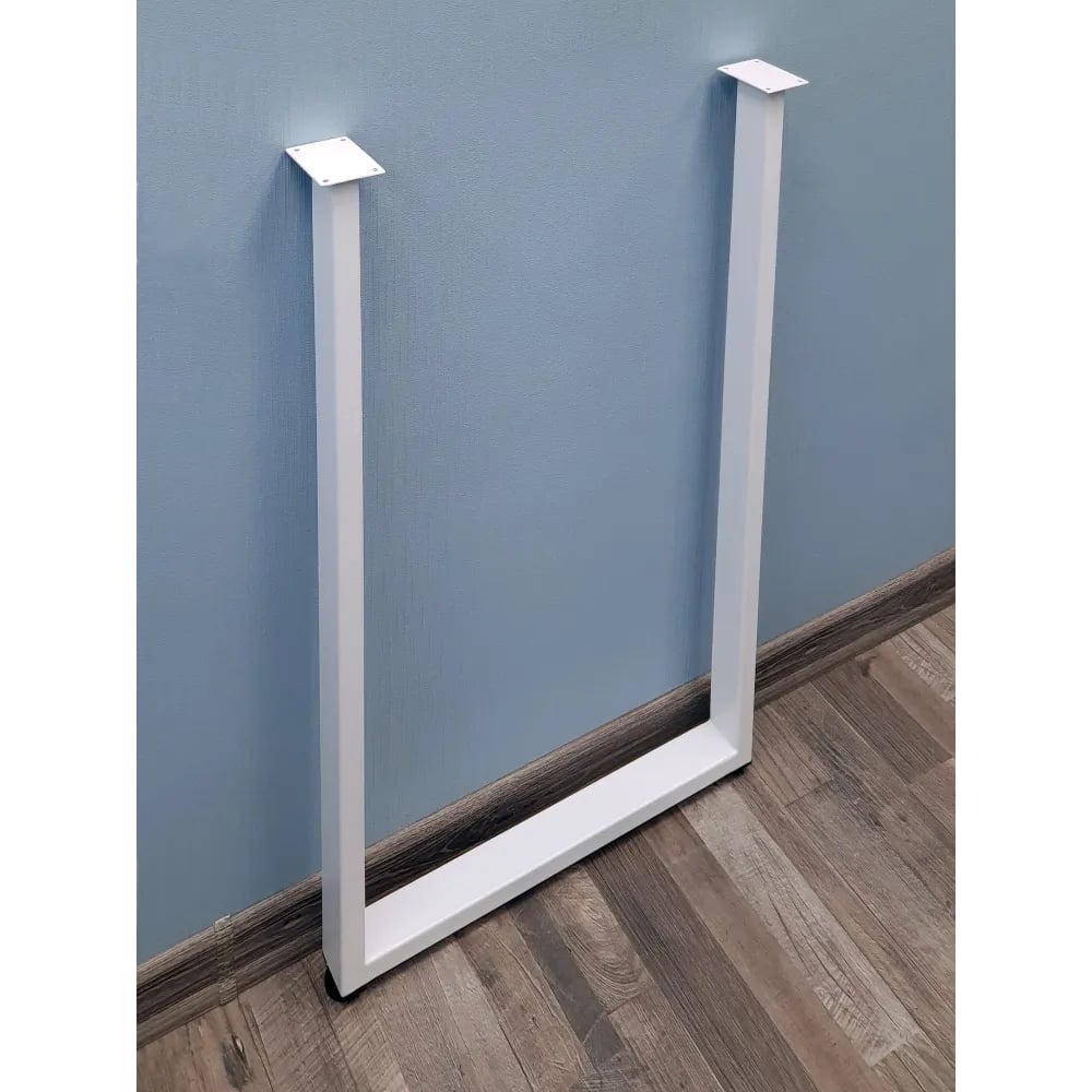 Изображение товара Подстолье для стола Parallax 925 350 40 регулируемое металлическое белое Лофт