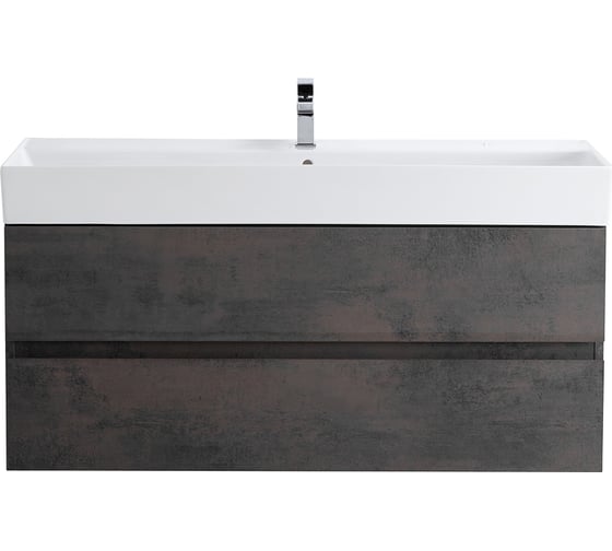 Изображение товара База под раковину CEZARES MOLVENO 46 подвесная с двумя выкатными ящиками, Ossido, 1200x460x500, MOLVENO 46-120-2C-SO-OSS