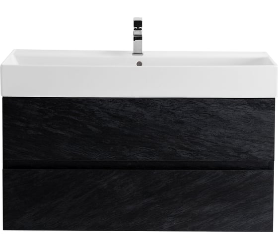Изображение товара База под раковину CEZARES MOLVENO 46 подвесная с двумя выкатными ящиками, Nero, 800x460x500, MOLVENO 46-80-2C-SO-NR
