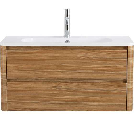 Изображение товара База под раковину CEZARES RELAX подвесная с двумя выкатными ящиками, Дуб карамельный, 996x478x500, RELAX-1000-2C-SO-RC-P