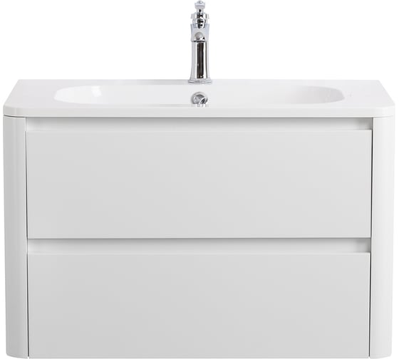 Изображение товара База под раковину CEZARES RELAX подвесная с двумя выкатными ящиками, Bianco Lucido, 796x478x500, RELAX-800-2C-SO-BL