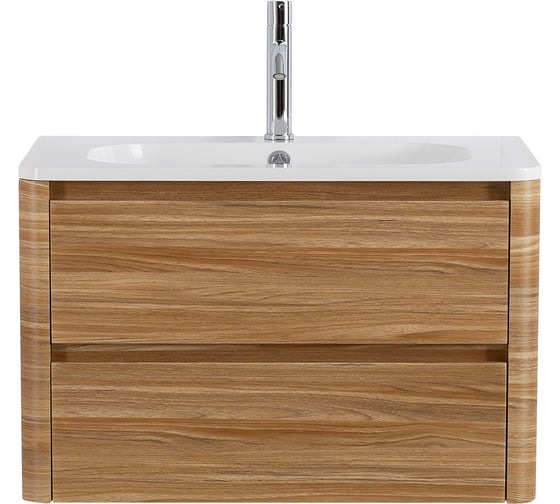 Изображение товара База под раковину CEZARES RELAX подвесная с двумя выкатными ящиками, Дуб карамельный, 796x478x500, RELAX-800-2C-SO-RC-P