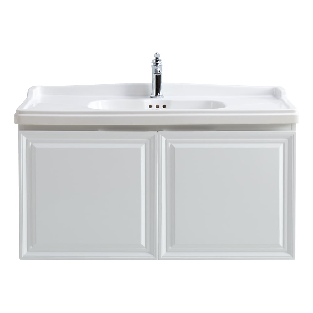 Изображение товара База под раковину CEZARES GIUBILEO подвесная с двумя распашными дверцами, Bianco Lucido, 970x450x500, GIUBILEO-1000-2A-SC-BL