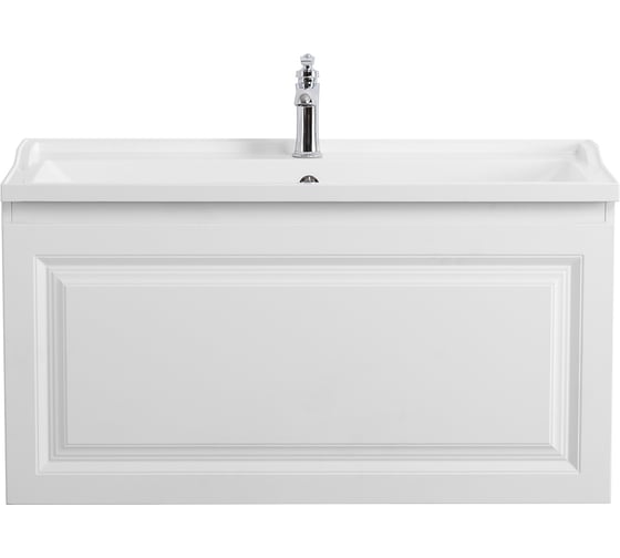 Изображение товара База под раковину CEZARES GIUBILEO-N подвесная с одним внешним и одним внутренним выкатными ящиками, Ясень брашированный,996x443x500, GIUBILEO-N-100-1C-SO-FS-P