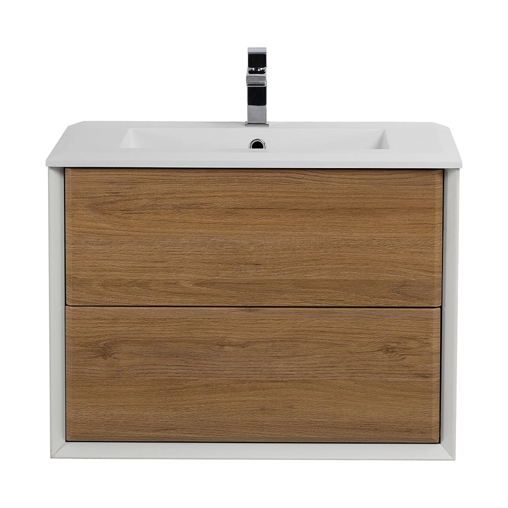 Изображение товара Подвесная база для ванной комнаты с ящиками CEZARES BELLAGIO Rovere Tabacco 70x46x48