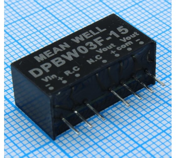 Изображение товара Преобразователь Mean Well DC-DC DPBW03F-15 Т02670528