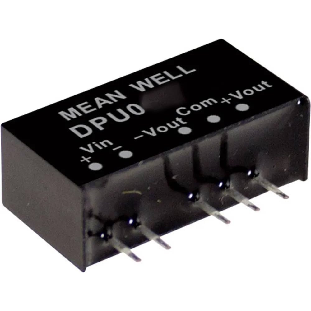 Изображение товара Преобразователь Mean Well DC-DC DPU01L-05 Т02670479 5 В 0.1 А миниатюрный