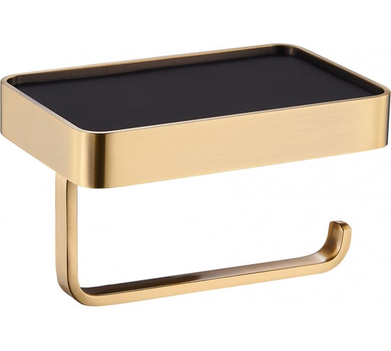 Изображение товара Держатель для туалетной бумаги с полкой Wonzon & Woghand бронза WW-7236